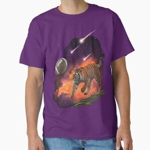 Lemson Football Cosmic Tiger Football Classic T-Shirt